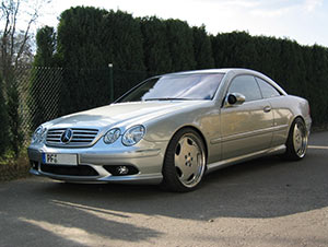 Tieferlegung einer Mercedes CL-Klasse