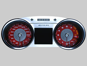 Tachometer rot Mercedes SLS